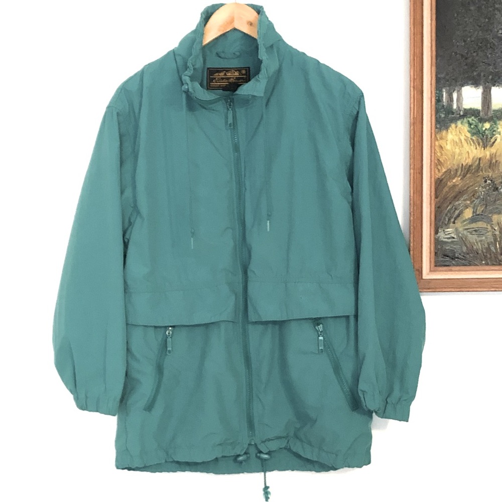 VTG Eddie Bauer Aqua Windbreaker